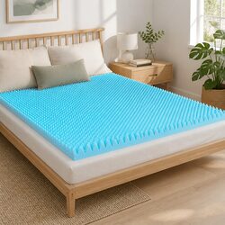 Comfort and Value: 8cm Gel Memory Foam Mattress Topper