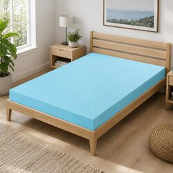 Quality 12cm Queen Memory Foam Topper with Removable Cover