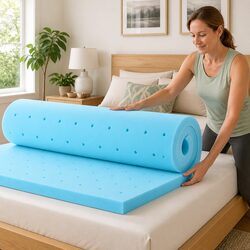 Value-Driven King Memory Foam Topper with Washable Cover