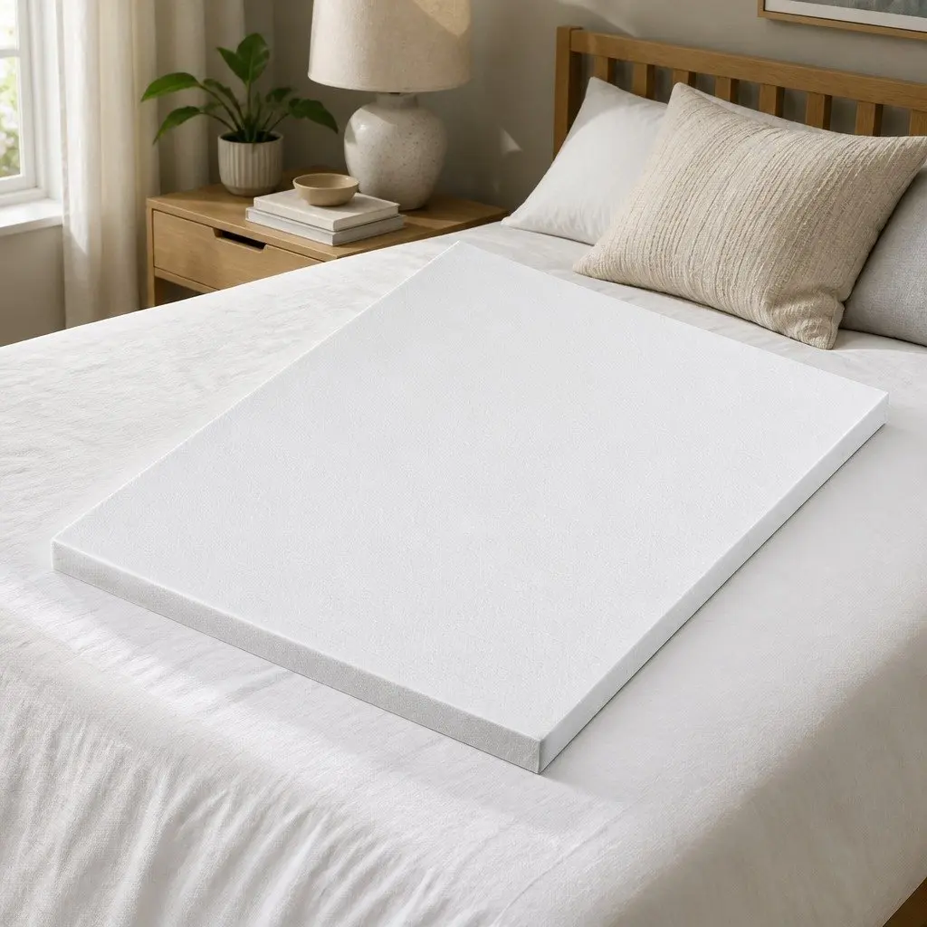 Double Bed Mattress Topper Gel Cool 8cm Memory Foam Ventilated for Sleep Comfort