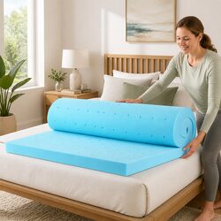 Comfortable 8cm Thick Memory Foam Mattress Topper