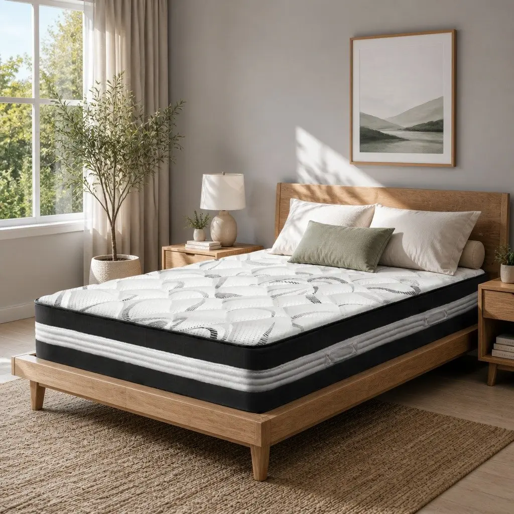 Single Mattress 30cm Medium Firm Pocket Spring Bed Sleep Support