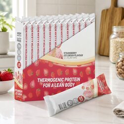 Affordable High Protein Strawberry Ice Cream Bar 12x40g