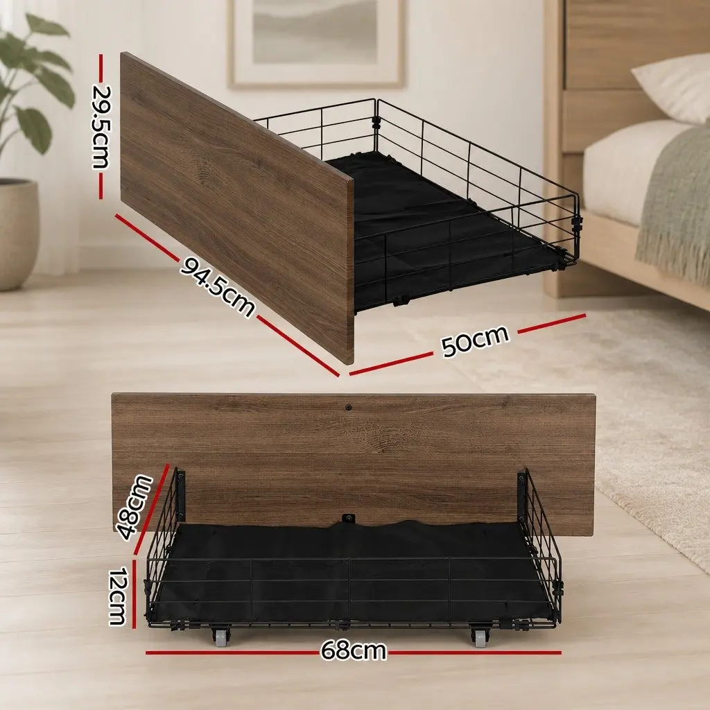Under Bed Storage with Smooth Movement