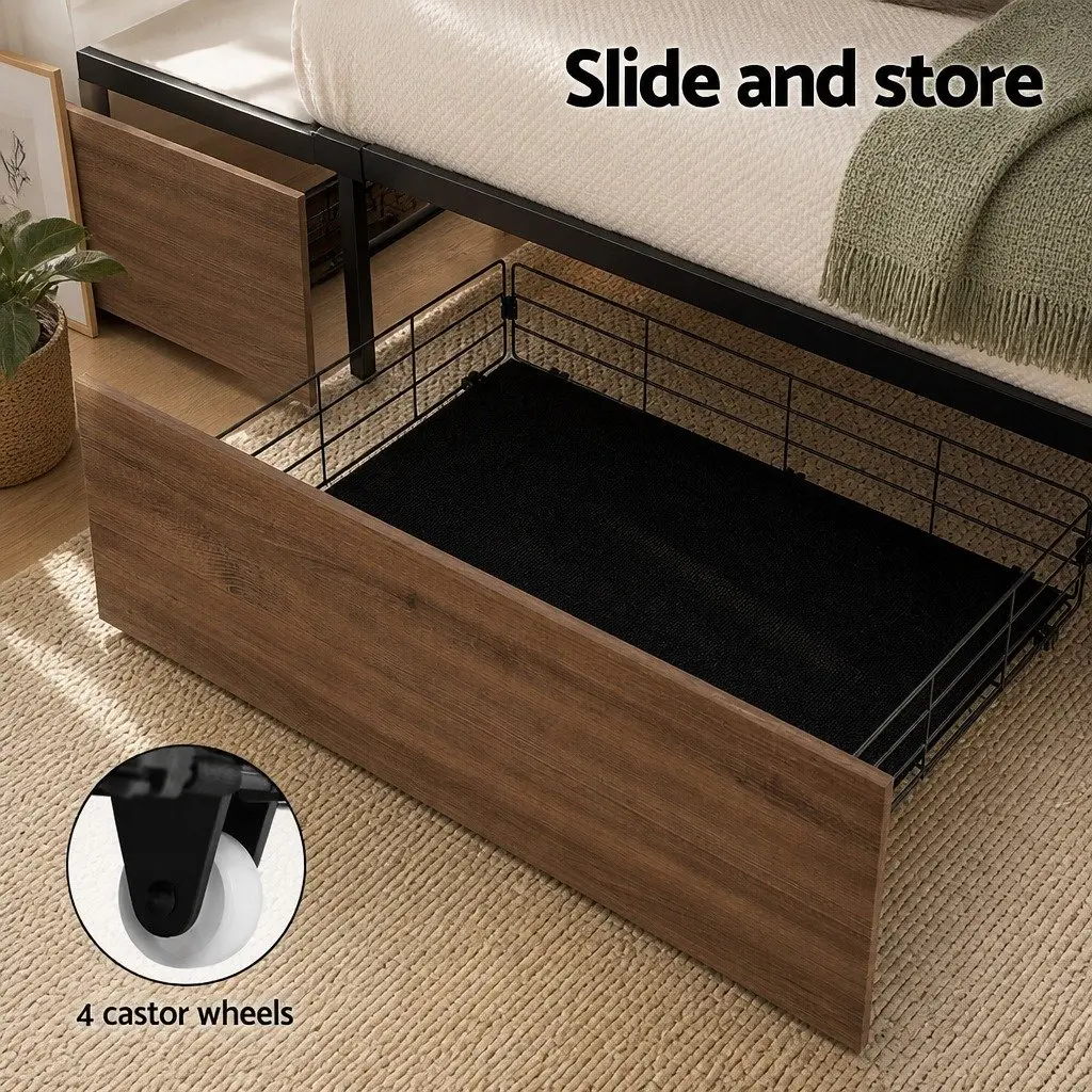 Under Bed Storage with Smooth Movement