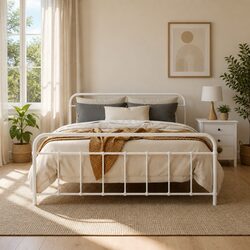 Reliable Queen Metal Bed Frame for Your Bedroom Needs