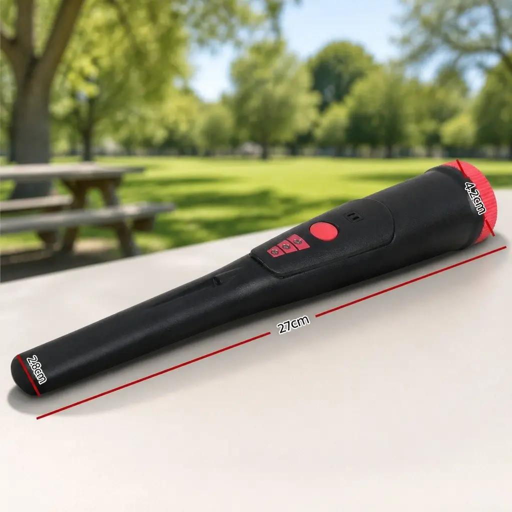 Handheld Pinpointer Metal Detector 40MM Sensitive Waterproof Black