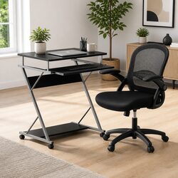 Practical Computer Desk Office Chair Set for Comfort and Utility