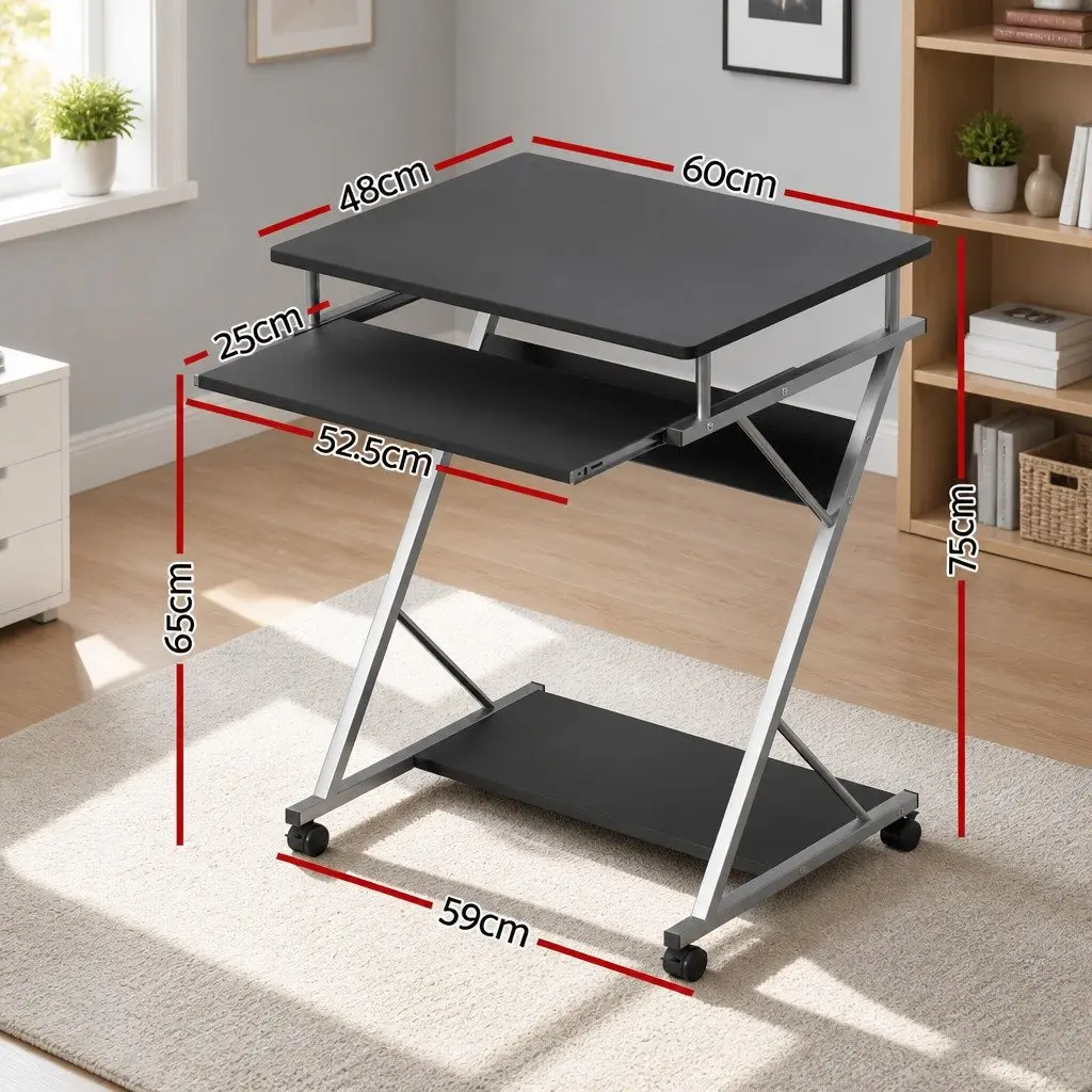 Computer Desk with Sliding Tray 60CM