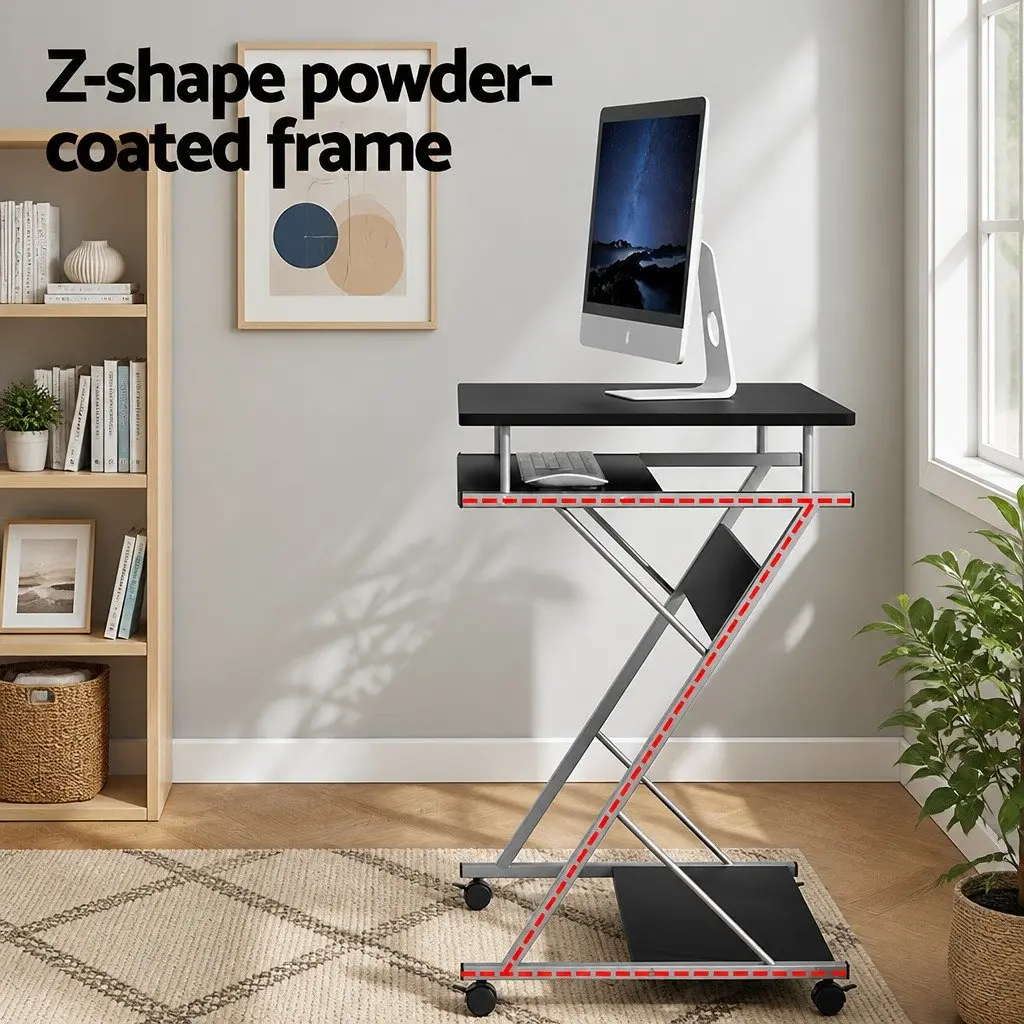 Computer Desk with Sliding Tray 60CM