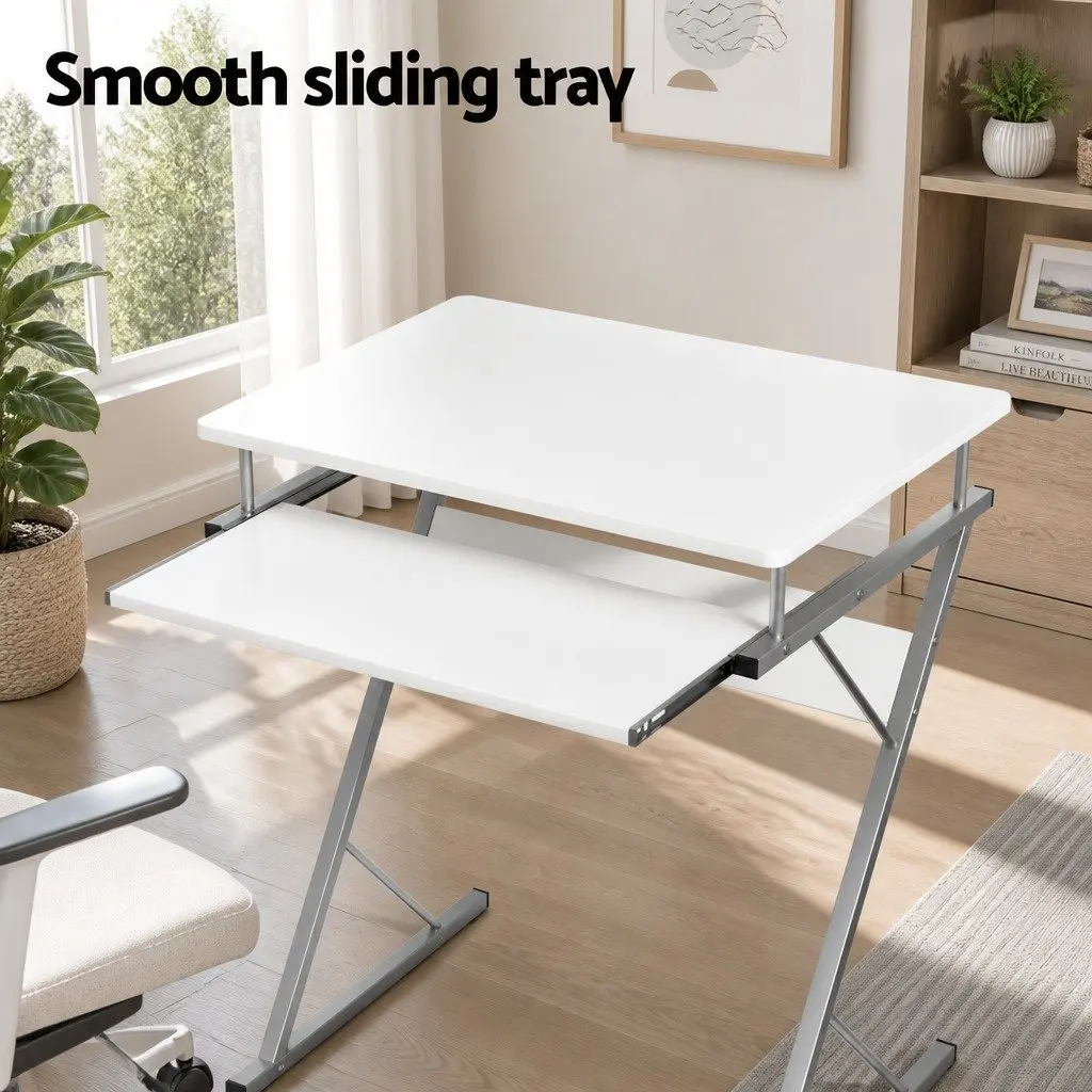Computer Desk Home Office Workstation 60cm White
