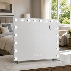 Reliable Makeup Mirror with LED Lights and Touch Controls