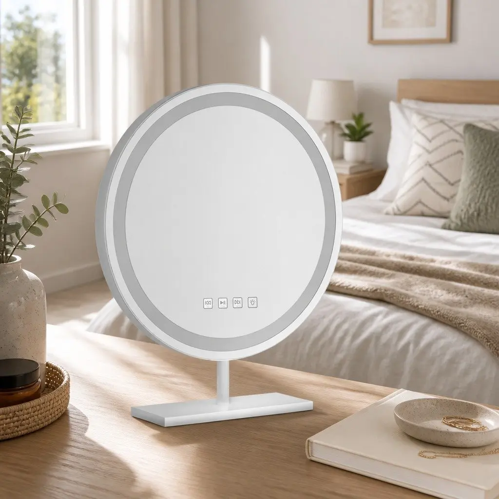 49x28cm Makeup Mirror with LED Light and Touch Control