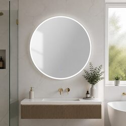 Reliable 80cm LED Round Mirror for Your Home