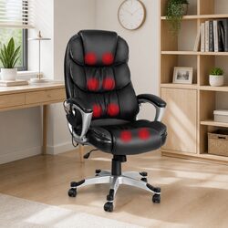 Comfortable Executive Chair with Massage and Heat Functionality