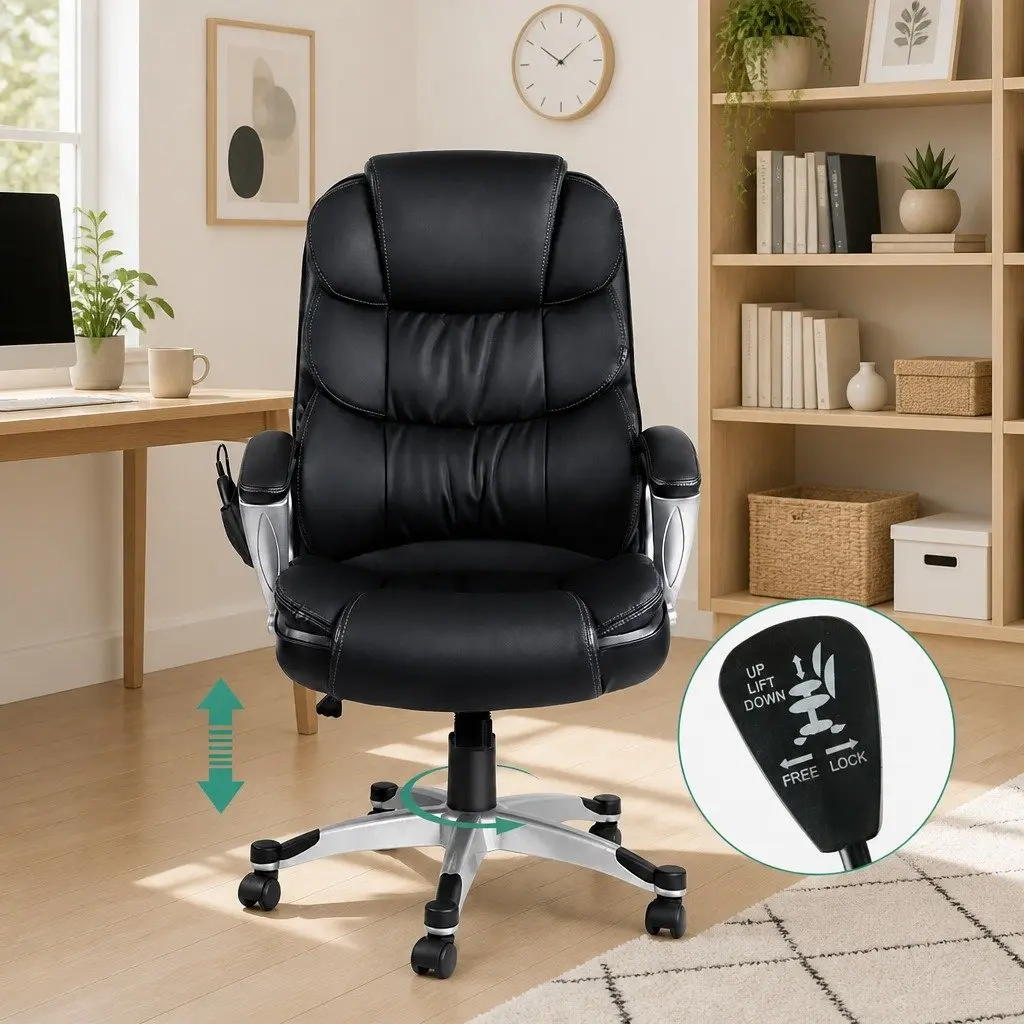 Executive Chair with Massage and Heat Functionality