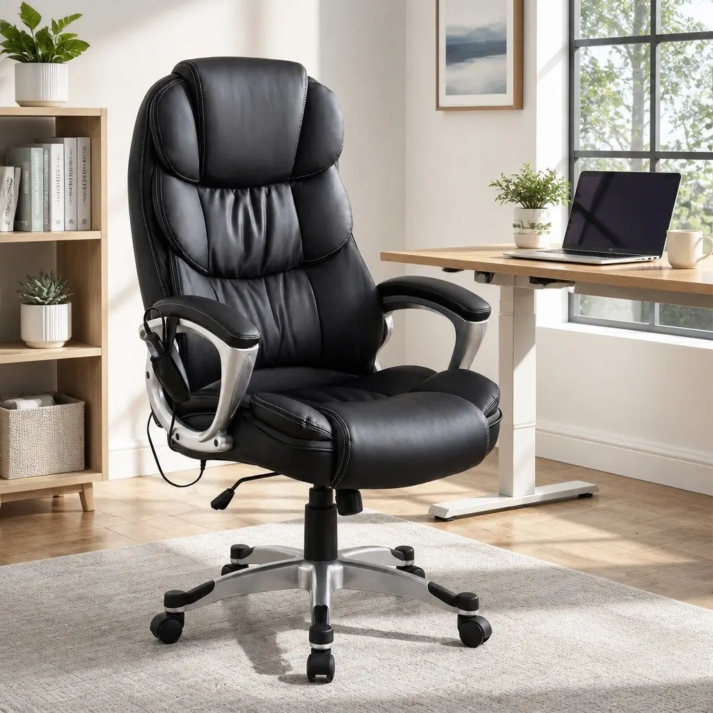 Executive Chair with Massage and Heat Functionality
