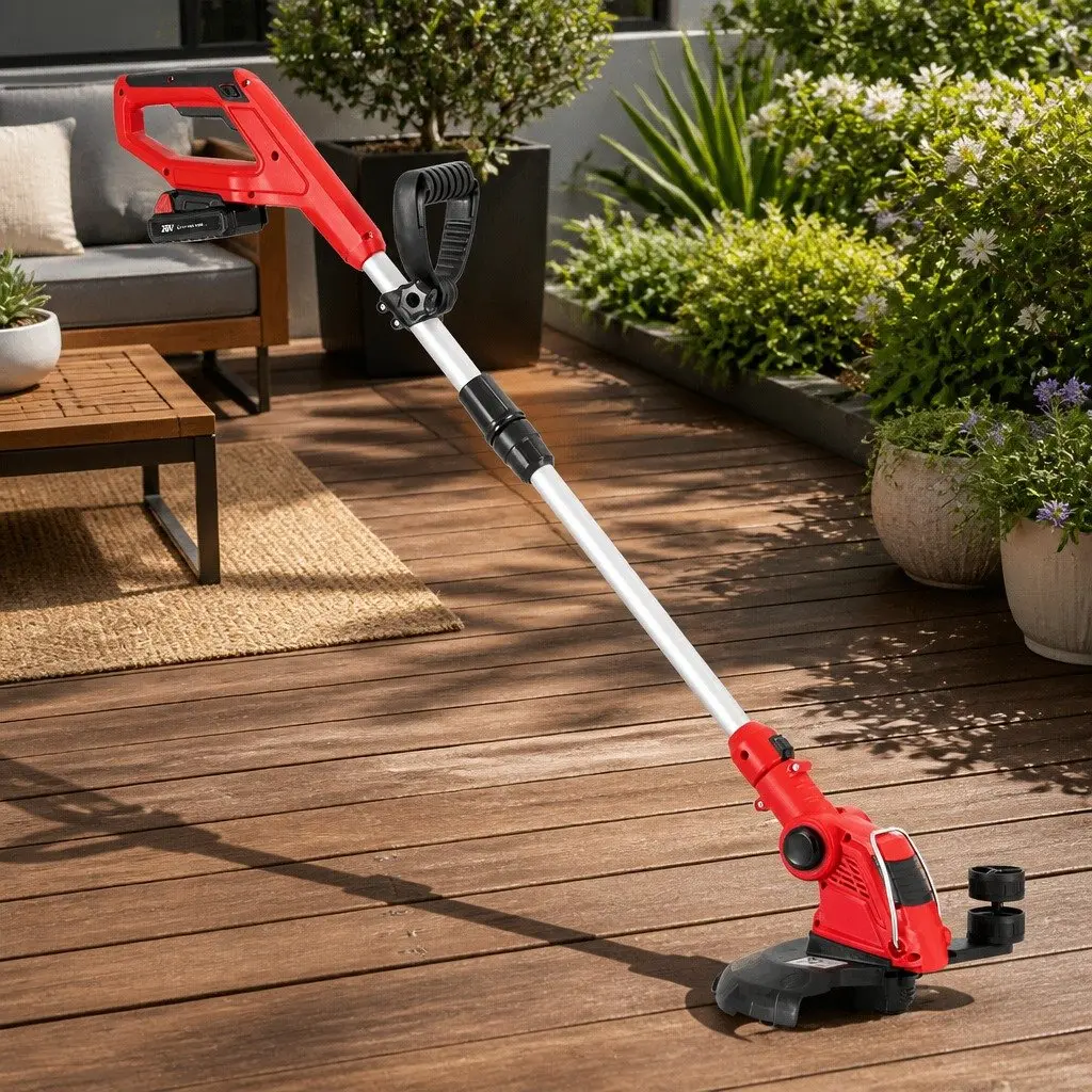 Cordless Line Trimmer 20V Lawn Edger Lightweight Adjustable Cutting Tool