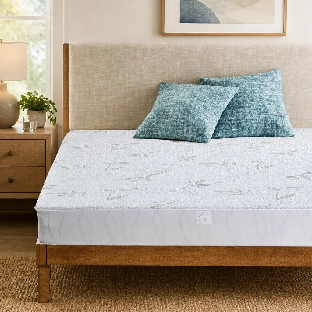 Fitted Mattress Protector Super King Size Waterproof Breathable White Dust Mite Allergens