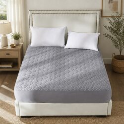 Soft and Reliable Bamboo Charcoal Queen Mattress Protector