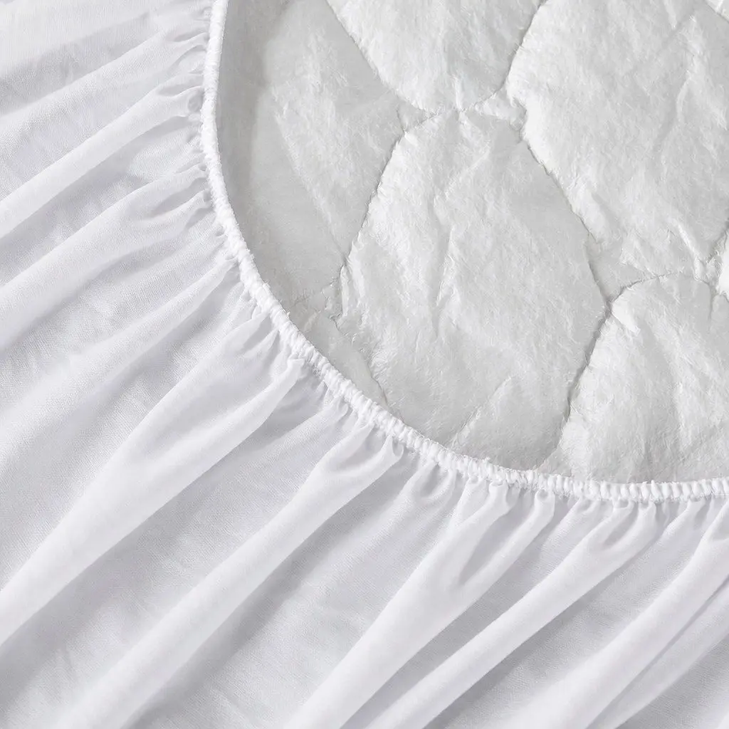 Mattress Protector Topper Bamboo Fibre Double Bed Waterproof Fitted Quilted