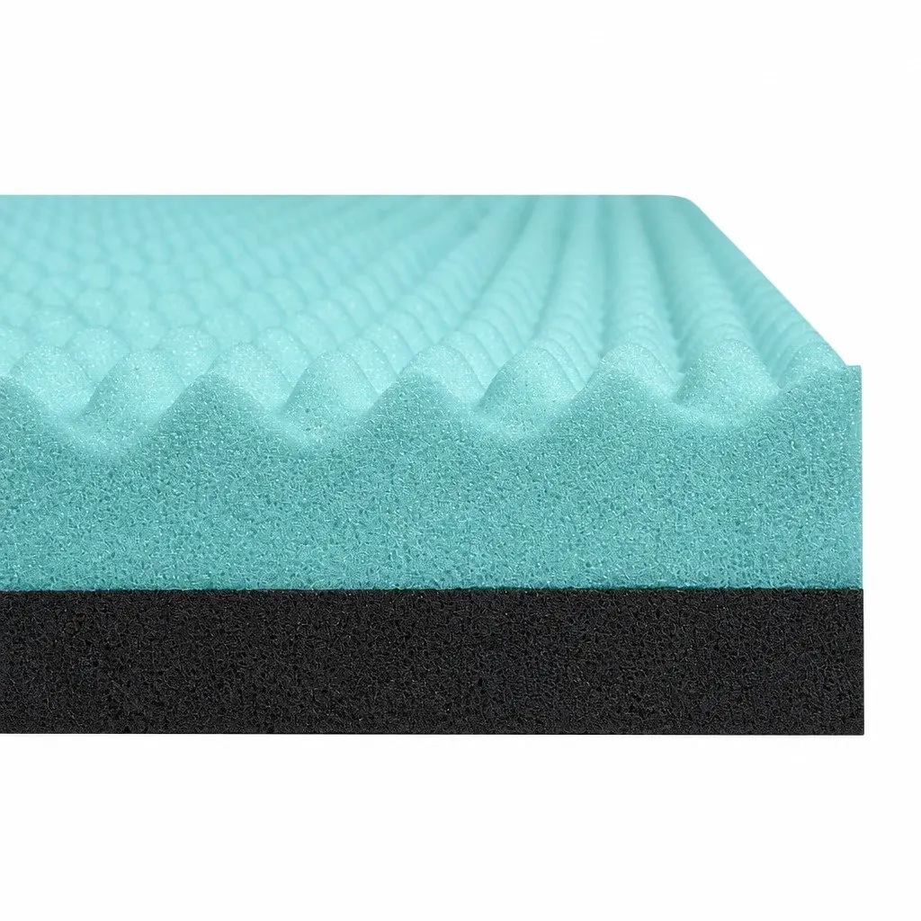 Gel Memory Foam Mattress Topper Ergonomic Support 8CM Double Bed White