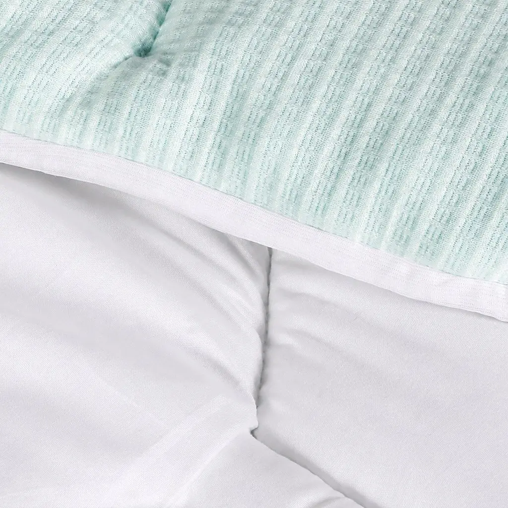Double Mattress Topper Memory Foam Pillowtop Protector Cooling Bamboo Cover