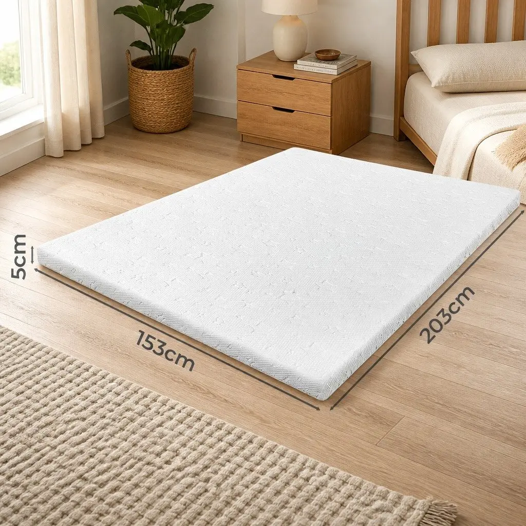 King Single 5cm Memory Foam Topper