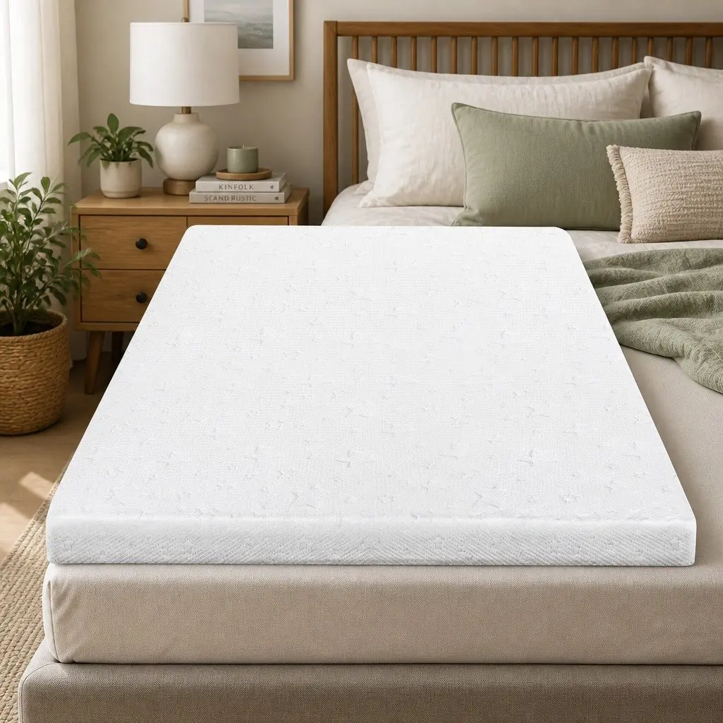Dual-Layer Mattress Topper for Comfort