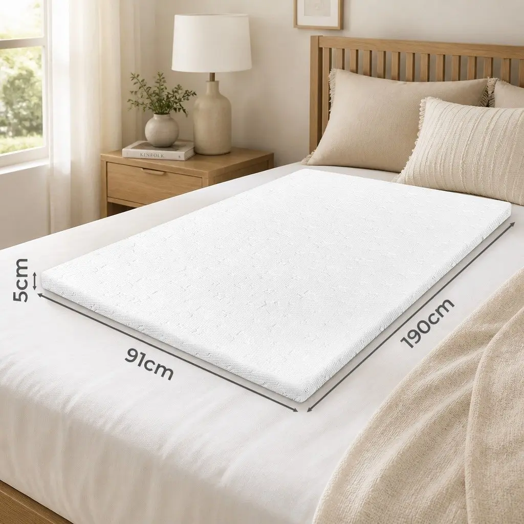 Dual-Layer Mattress Topper for Comfort