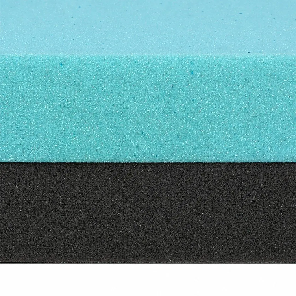 Memory Foam Mattress Topper Cooling Gel 10cm Double White