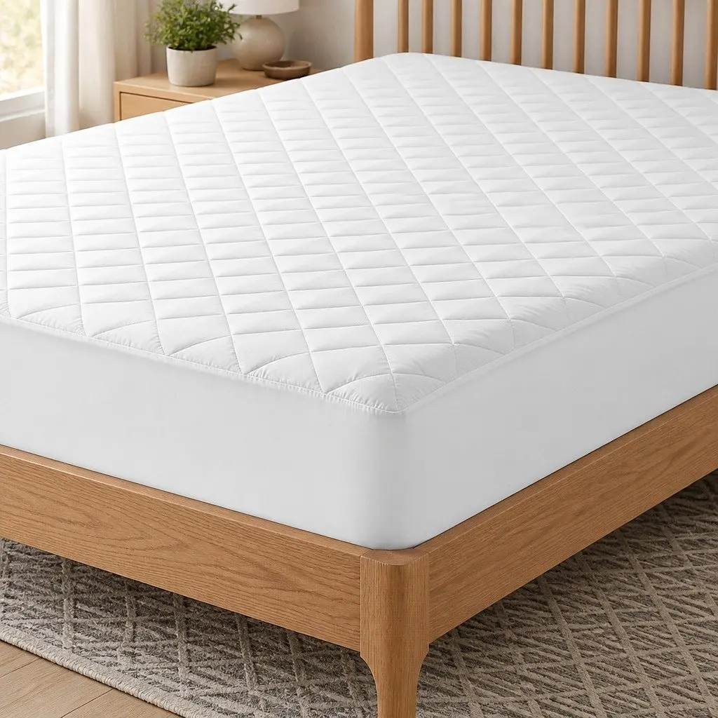 Waterproof Mattress Protector King Single 40cm Deep Fitted Quilted Cotton Cover