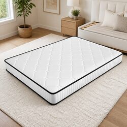 Comfortable Spring Mattress Double Bed for Restful Nights 188x138cm