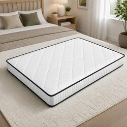 Queen Spring Mattress Pocket Tight Bed Support Comfort Sleep 203x153cm