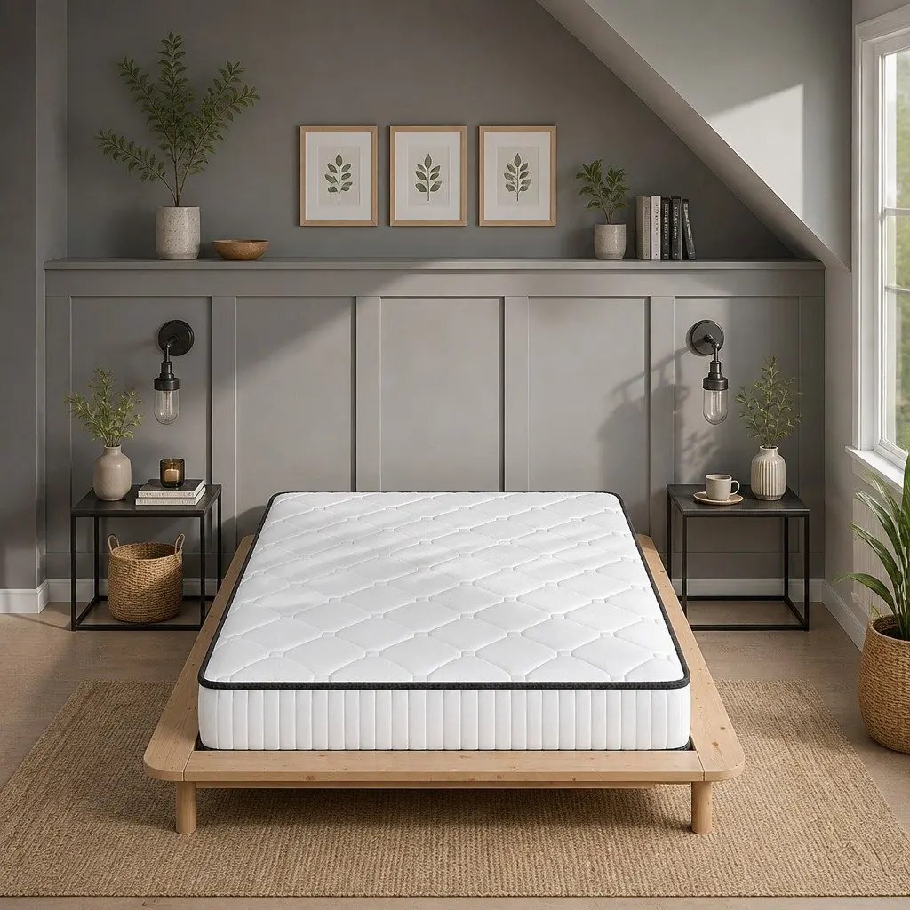 Queen Mattress Pocket Spring Support Comfort Sleep 203x153cm