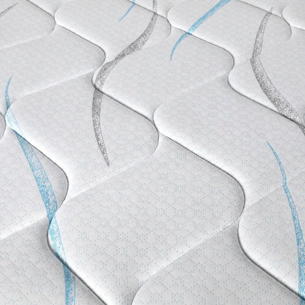 Medium Firm Double Mattress 25cm Thick White Independent Pocket Spring Support