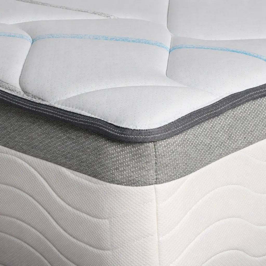 Medium Firm Double Mattress 25cm Thick White Independent Pocket Spring Support