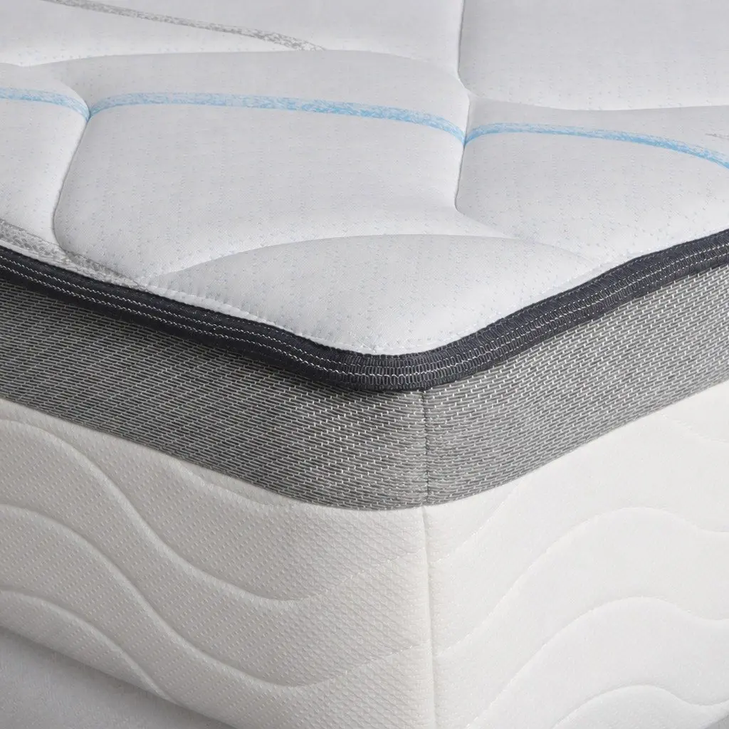 Spring Mattress King Size Pocket Spring Comfort 25cm White