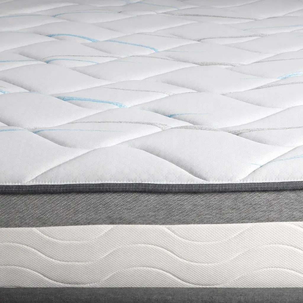 Spring Mattress King Size Pocket Spring Comfort 25cm White