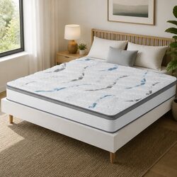 Comfortable Queen Spring Mattress 25cm Hypoallergenic