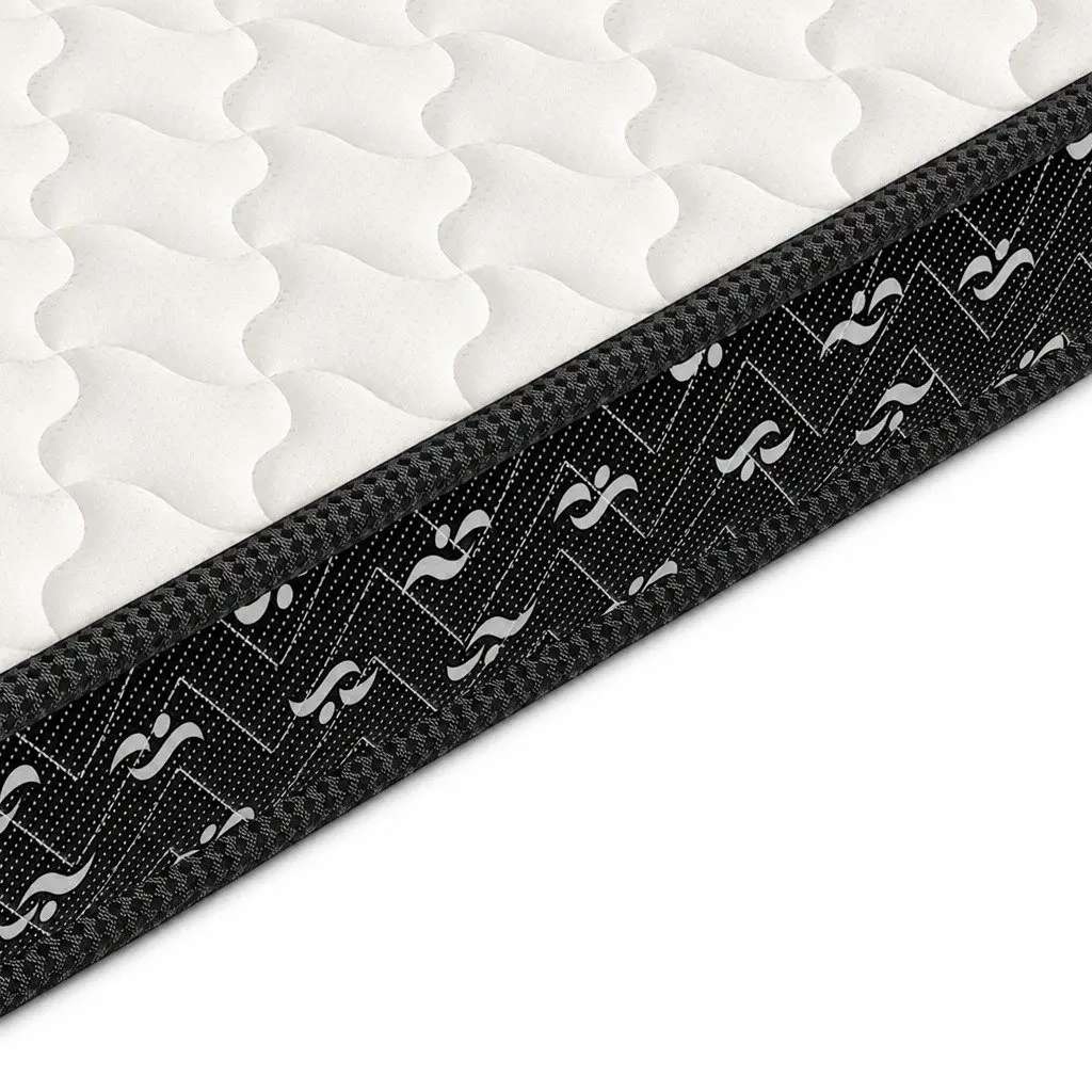 King Single Spring Mattress 16cm Tight Pocket Bonnell Core Breathable Support