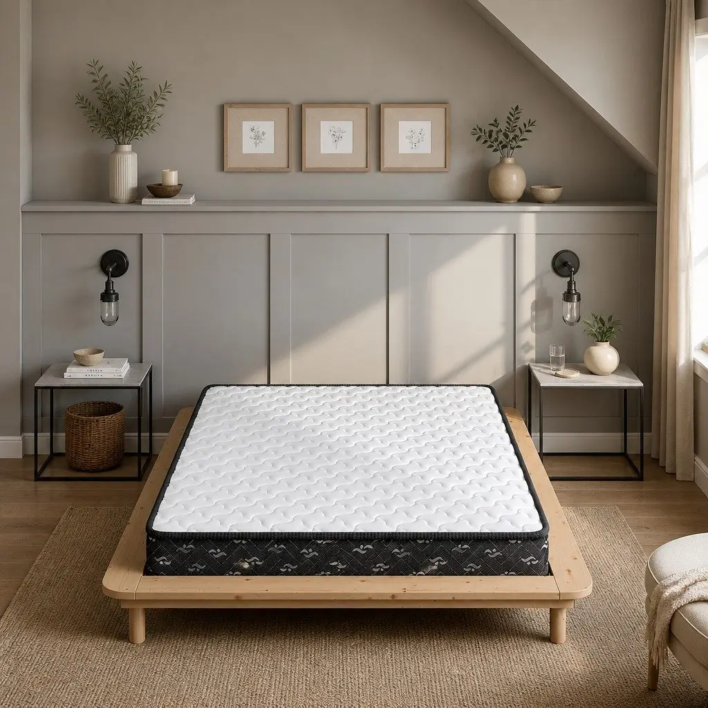 King Spring Mattress 16cm Thick Bonnell Coils Pocket Bed Comfort Sleep Support