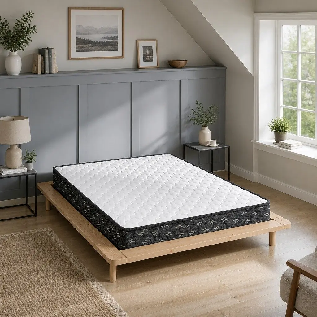 King Spring Mattress 16cm Thick Bonnell Coils Pocket Bed Comfort Sleep Support