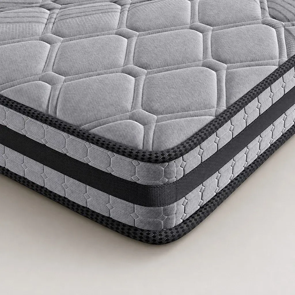 King Spring Mattress Pocket Egg 5-Zone Medium Firm Bed Sleep Support Comfort