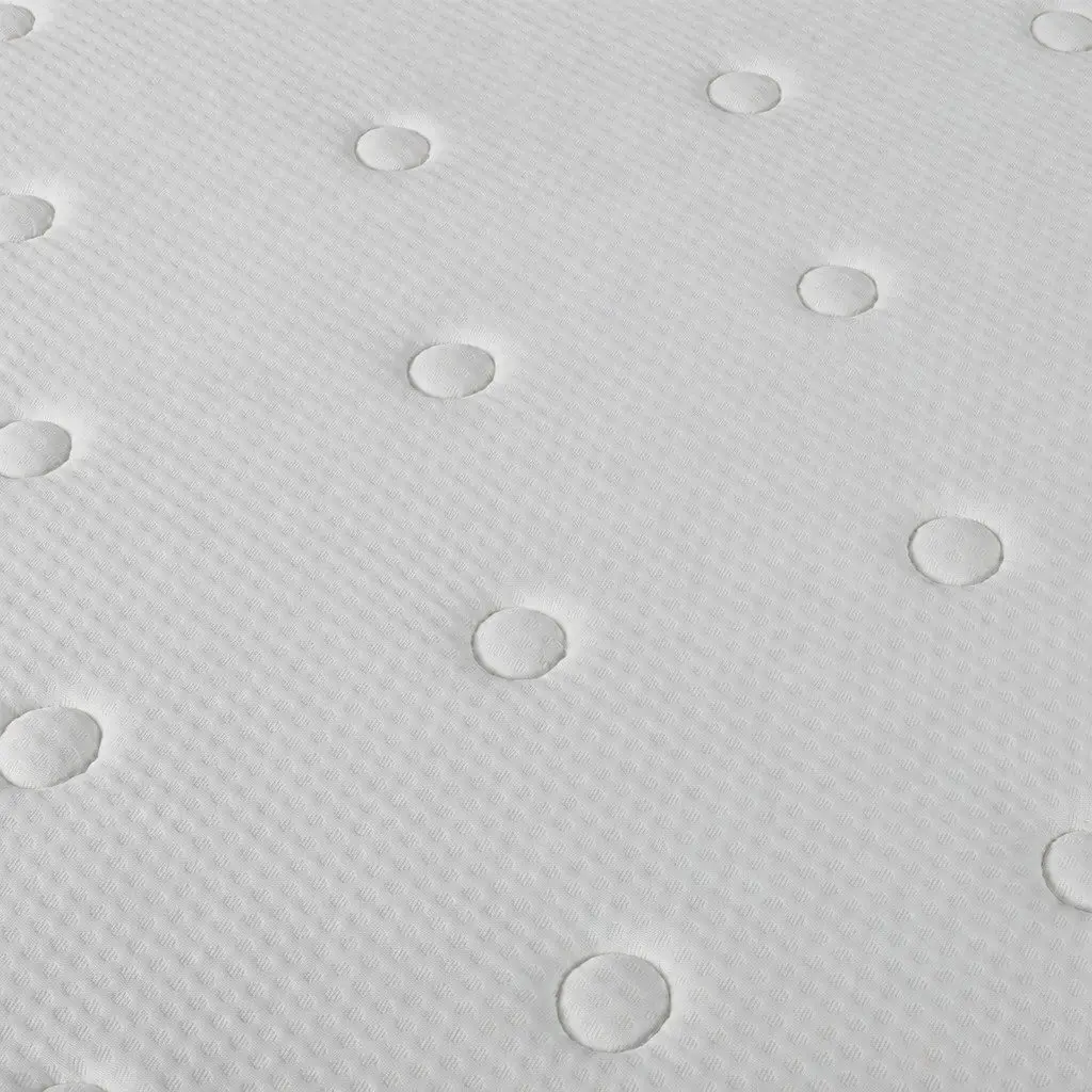 Queen Size Spring Mattress Medium Firmness 18cm White