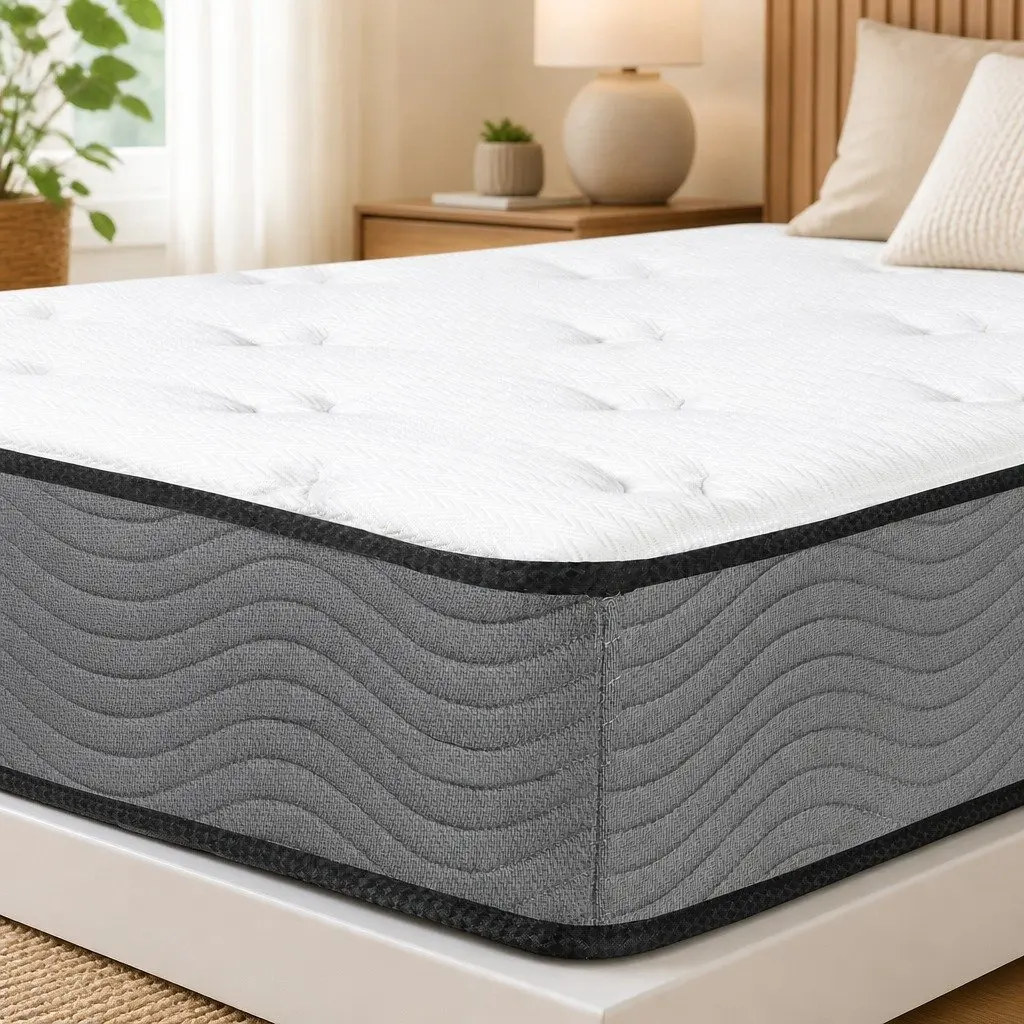 Queen Pocket Spring Mattress Bed Top Firm Support Bounce Comfort Sleep