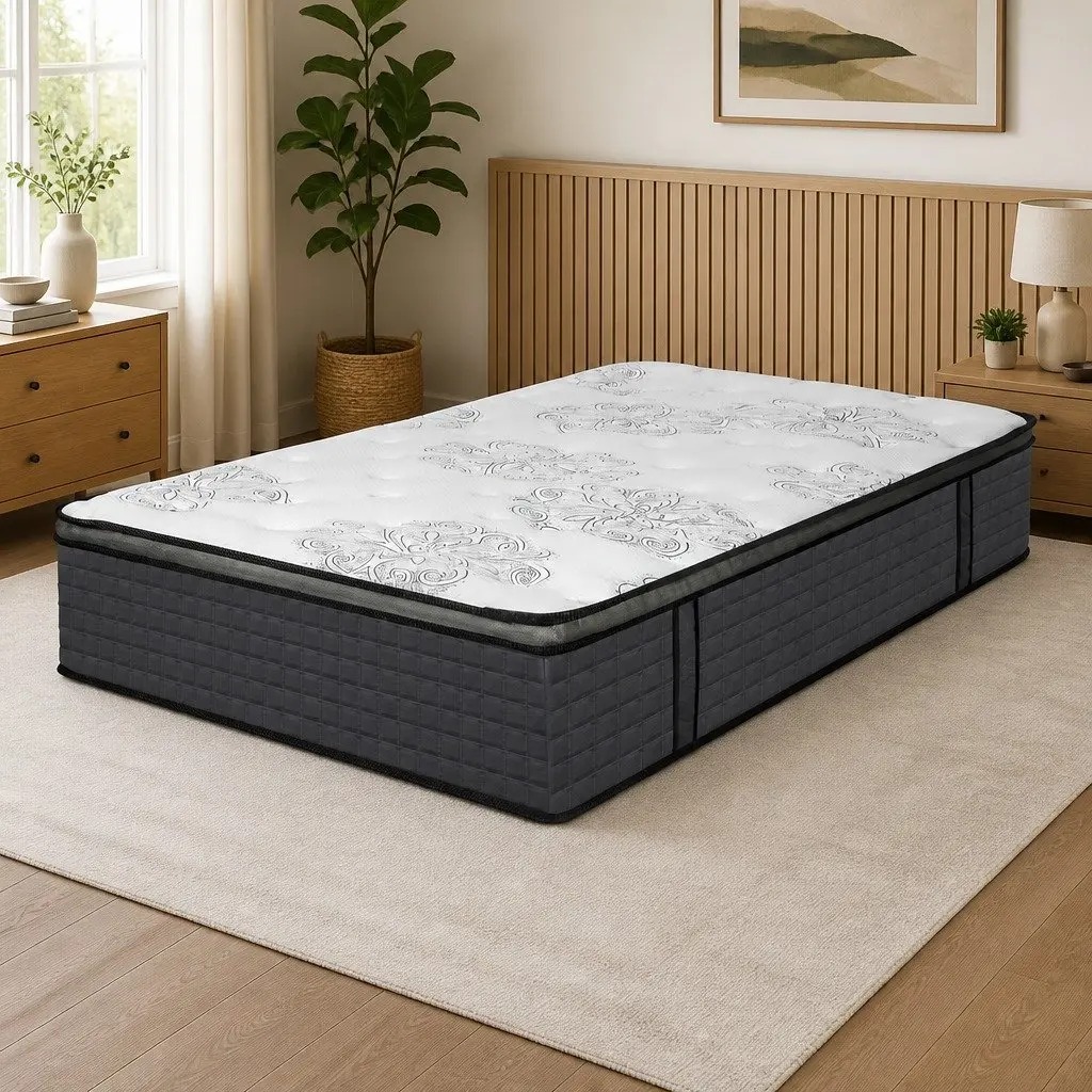 Spring Mattress Medium Firm Support King Single White