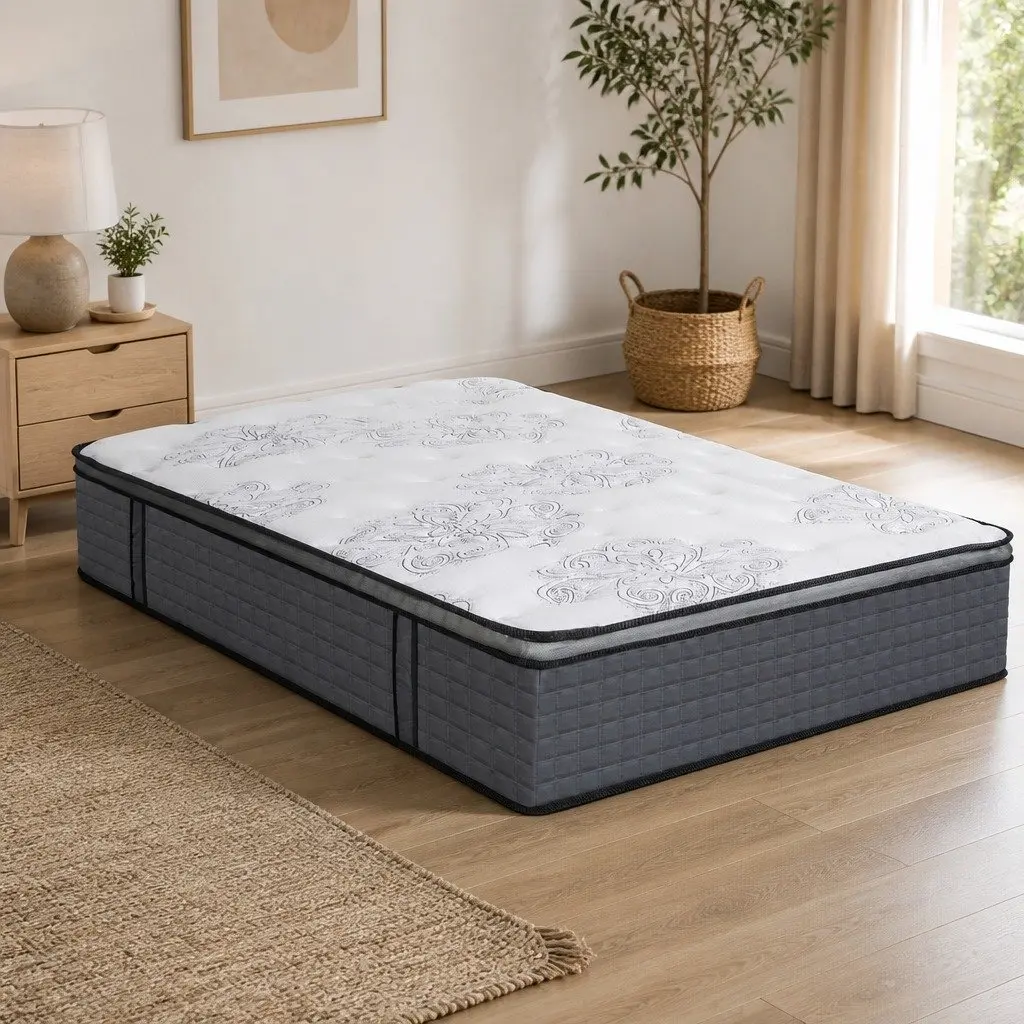 Spring Mattress Medium Firm Support King Single White