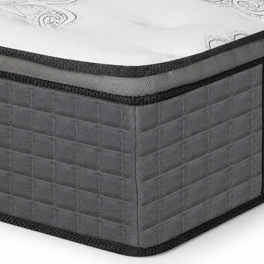 Spring Mattress Medium Firm Support King Single White
