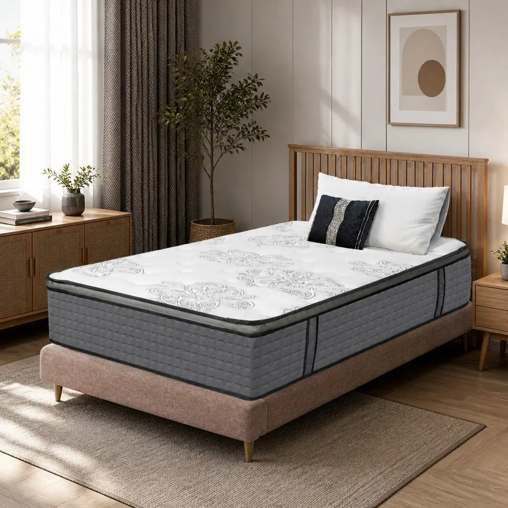Spring Mattress Medium Firm Support King Single White